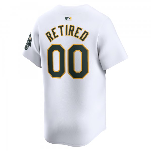 Men's Oakland Athletics Nike White Home Limited Pick-A-Player Retired Roster Jersey