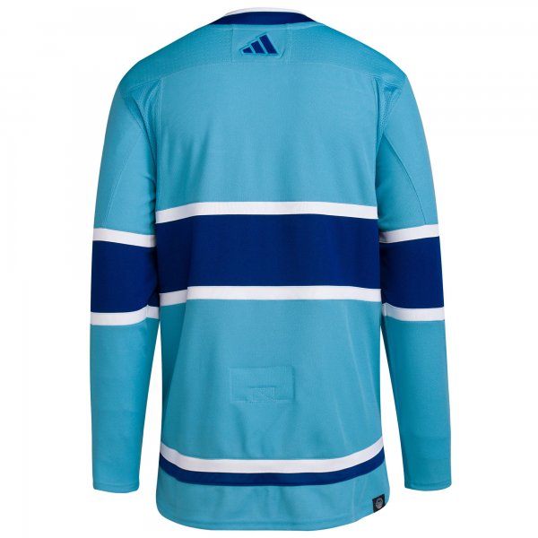 Men's Montreal Canadiens adidas Light Blue Reverse Retro 2.0 Blank Jersey