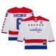 Men's Washington Capitals Alexander Ovechkin Mitchell & Ness White  2012/13 Alternate Captain Blue Line Player Jersey