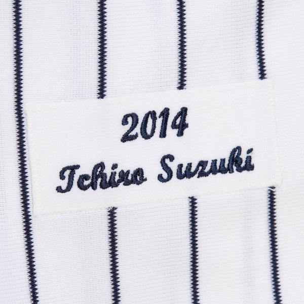 Men's New York Yankees Ichiro Suzuki Mitchell & Ness White 2014 Cooperstown Collection Throwback Jersey