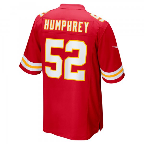 Men's Kansas City Chiefs Creed Humphrey Nike Red Game Jersey