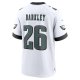 Men's Philadelphia Eagles Saquon Barkley Nike  White White Game Jersey