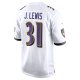 Men's Baltimore Ravens Jamal Lewis Nike White Retired Player Game Jersey