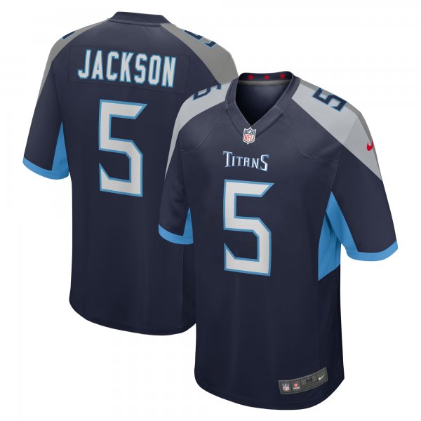 Men's Tennessee Titans Kearis Jackson Nike  Navy Team Game Jersey