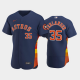 Men's Houston Astros #35 Justin Verlander 2020 Alternate Navy Flex Base MLB Jersey