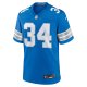 Men's Detroit Lions Alex Anzalone Nike Blue Game Jersey