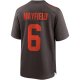 Men's Cleveland Browns Baker Mayfield Nike Brown Alternate Game Jersey