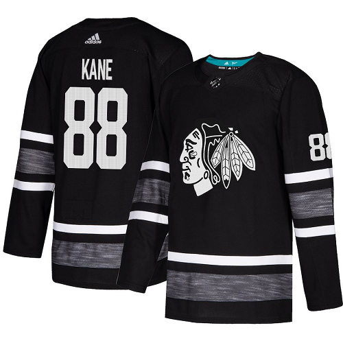 Chicago Blackhawks #88 Patrick Kane Black 2019 All-Star Stitched NHL Jersey