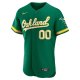 Men's Oakland Athletics Nike Kelly Green Alternate Custom Jersey