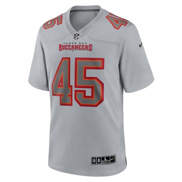 Men's Tampa Bay Buccaneers Devin White Nike Gray Atmosphere Fashion Game Jersey