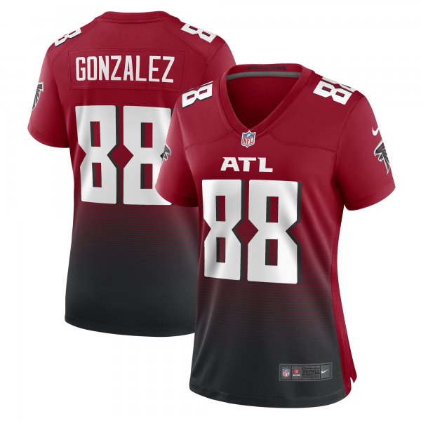 Women's Atlanta Falcons Tony Gonzalez Nike Red Retired Game Jersey