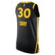 Men's Golden State Warriors Stephen Curry Nike Black  Jersey - City Edition