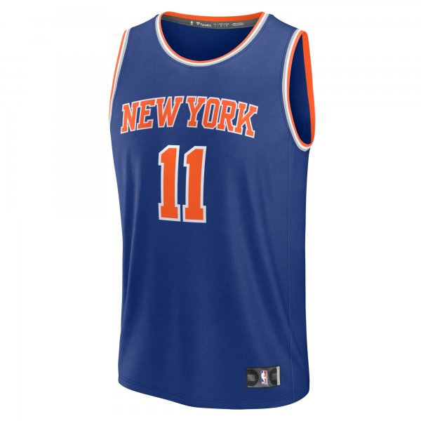 Youth New York Knicks Jalen Brunson Fanatics Royal Fast Break Replica Player Jersey - Icon Edition