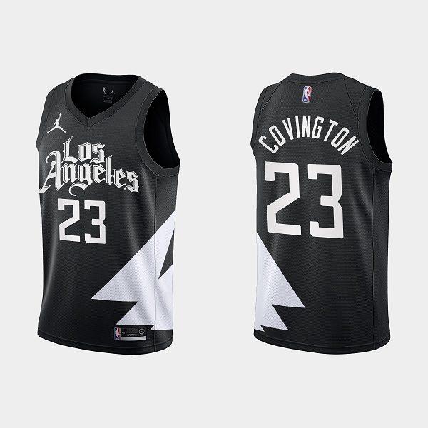 Men's Los Angeles Clippers #23 Robert Covington 2022-23 Statement Edition Black NBA Jersey