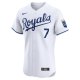 Men's Kansas City Royals Bobby Witt Jr. Nike White Home Elite Player Jersey