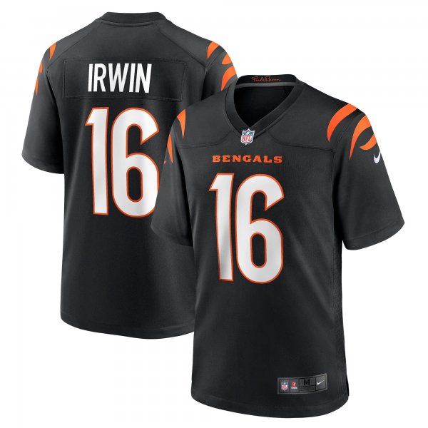 Men's Cincinnati Bengals Trenton Irwin Nike Black Game Player Jersey