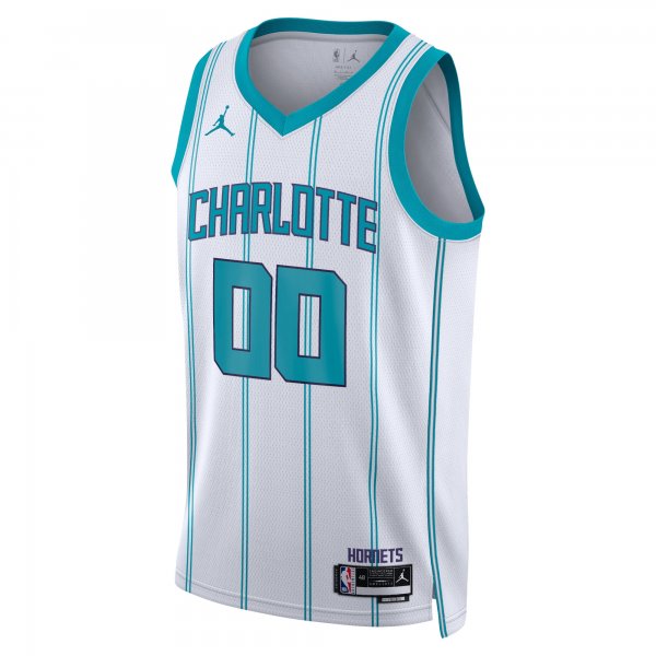 Unisex Charlotte Hornets Jordan Brand White Swingman Custom Jersey - Association Edition