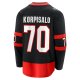 Men's Ottawa Senators Joonas Korpisalo Fanatics Black Home Breakaway Jersey