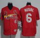 St. Louis Cardinals #6 Stan Musial Red 2017 Spring Training Flex Base Stitched MLB Jersey