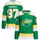 Men's Minnesota Wild Kirill Kaprizov adidas Green 2023/24 Alternate Primegreen Player Jersey