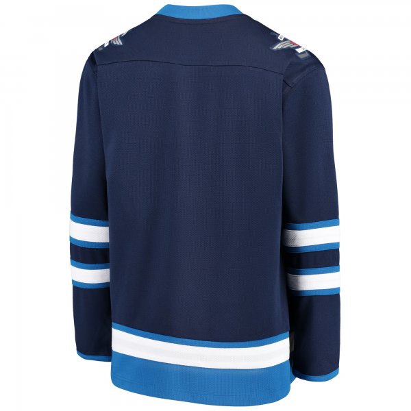 Youth Winnipeg Jets Fanatics Blue Home Replica Blank Jersey