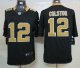 Nike New Orleans Saints #12 Marques Colston Black Team Color Men's Stitched NFL Limited Jersey