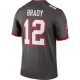 Men's Tampa Bay Buccaneers Tom Brady Nike Pewter Alternate Legend Jersey