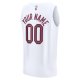 Men's Cleveland Cavaliers Fanatics White Fast Break Custom Replica Jersey - Association Edition