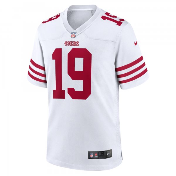 Men's San Francisco 49ers Deebo Samuel Nike White Player Game Jersey